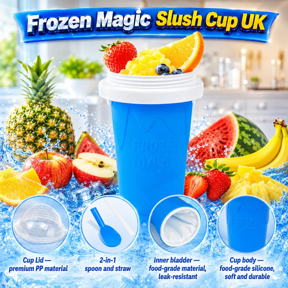 Frozen Magic Slush Cup — Turn Any Drink Into A Frozen Slushie In 60 Seconds!